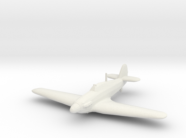 Hawker Hurricane Mk.IIa in White Natural Versatile Plastic: 1:200