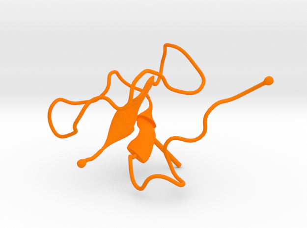 Protein Ribbon 200mm in Orange Processed Versatile Plastic