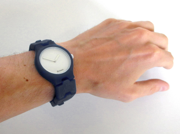 Olink Watch band in Black Natural Versatile Plastic