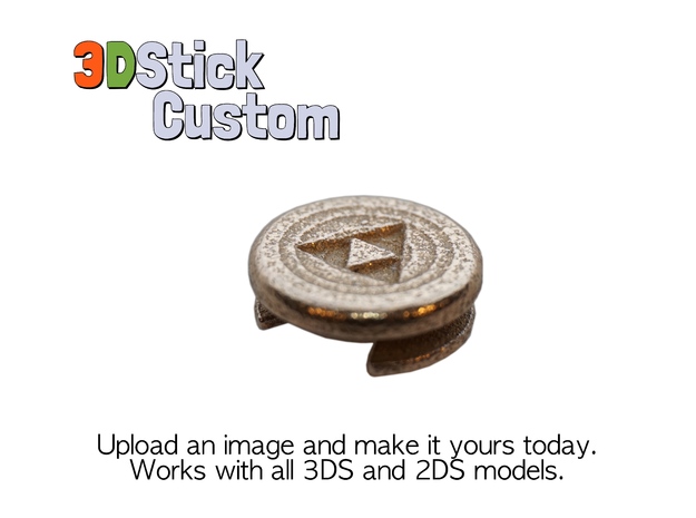3DStick Custom (3DS Circle Pad) in Polished Brass