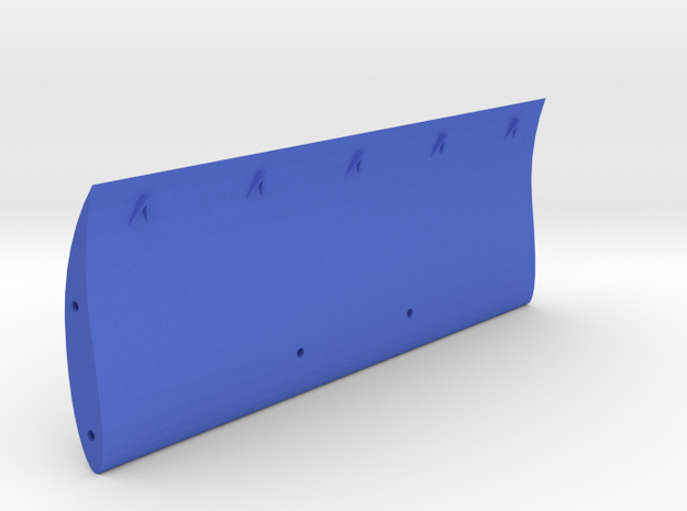 Speed Run "High down-force" rear wing, V2 **Vortex in Blue Processed Versatile Plastic