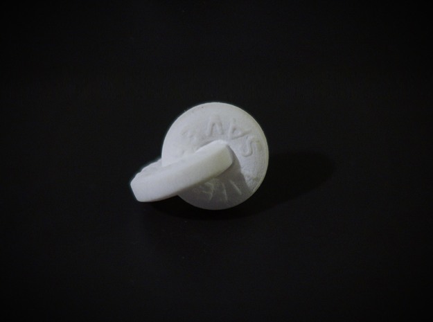 Linked Mints in White Processed Versatile Plastic