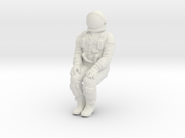 Gemini Astronaut 1:48 in White Natural Versatile Plastic