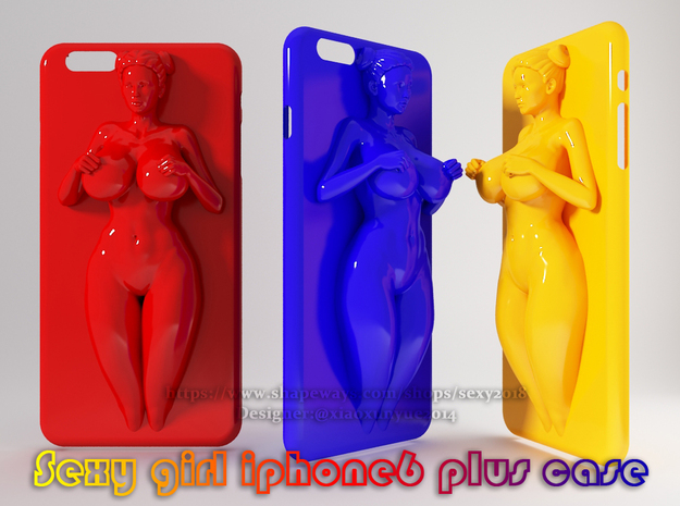 IPhone6 Plus Case Sexy Girl 003 in White Natural Versatile Plastic