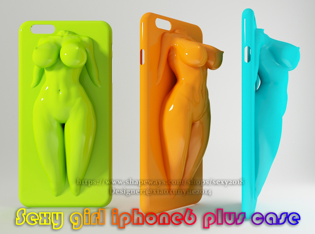 IPhone6 Plus Case Sexy Girl 005 in White Natural Versatile Plastic