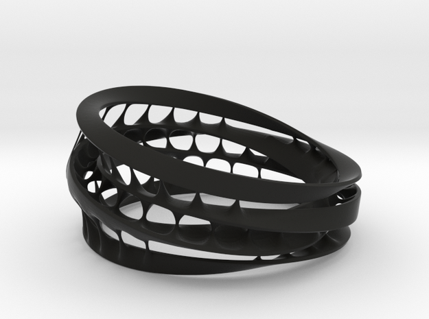 Bracelet 8 in Black Natural Versatile Plastic