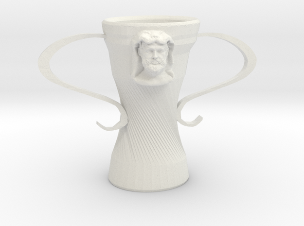 Hercules cup in White Natural Versatile Plastic