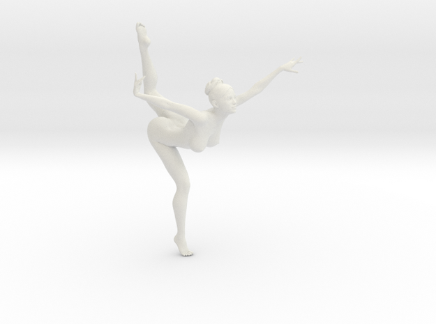 1/18 Nude Dancers 015 in White Natural Versatile Plastic