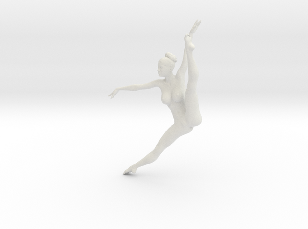 1/18 Nude Dancers 018 in White Natural Versatile Plastic
