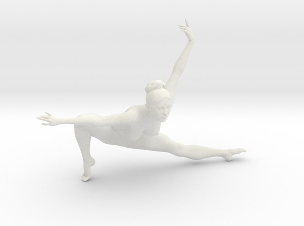 1/18 Nude Dancers 020 in White Natural Versatile Plastic