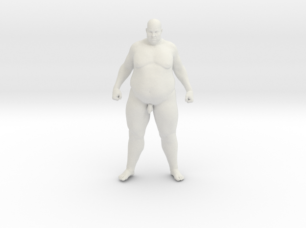 1/20 Fat Man 002 in White Natural Versatile Plastic
