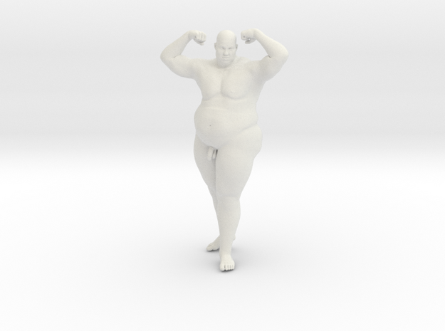 1/20 Fat Man 012 in White Natural Versatile Plastic