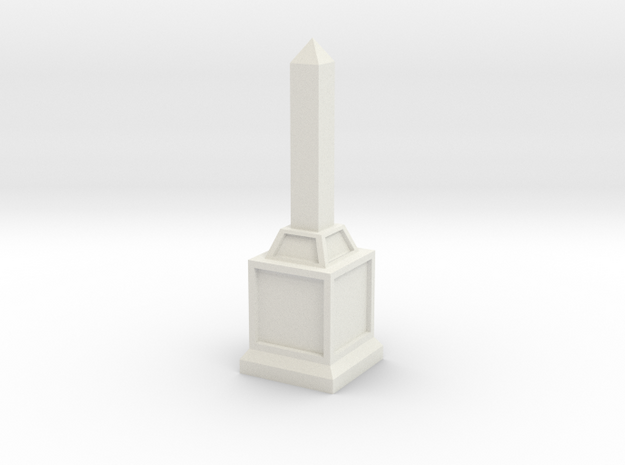 Obelisk of Victory in White Natural Versatile Plastic