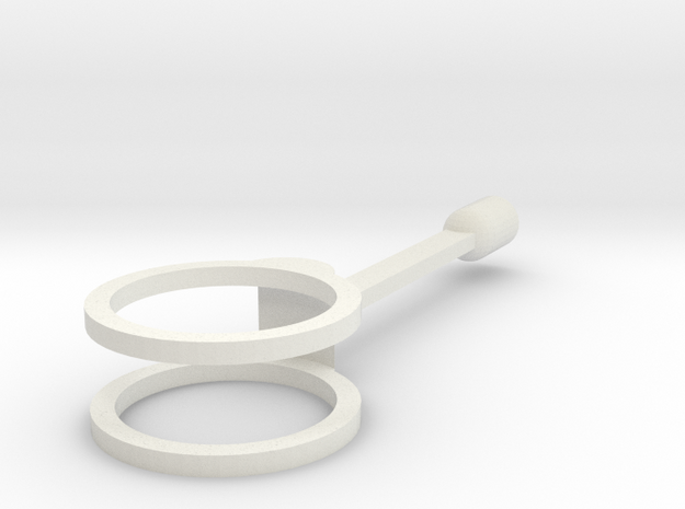 Weight arm for Gondola for polargraph/hanging v pl in White Natural Versatile Plastic