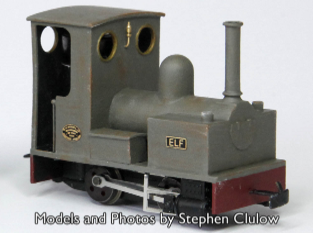 OO9 Bagnall 0-4-0 for Minitrains Chassis in Smooth Fine Detail Plastic