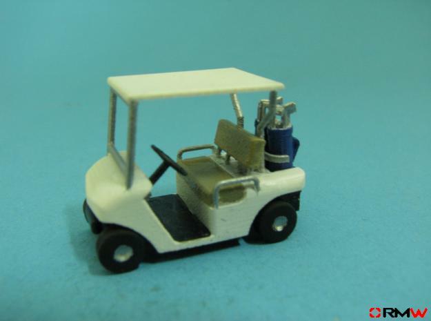 HO/1:87 Golf cart, kit in Gray Fine Detail Plastic