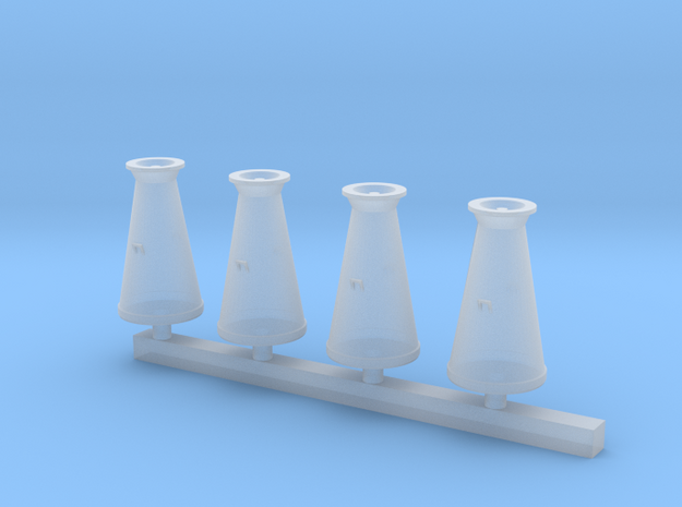 Milk Churns 4mm scale in Smooth Fine Detail Plastic