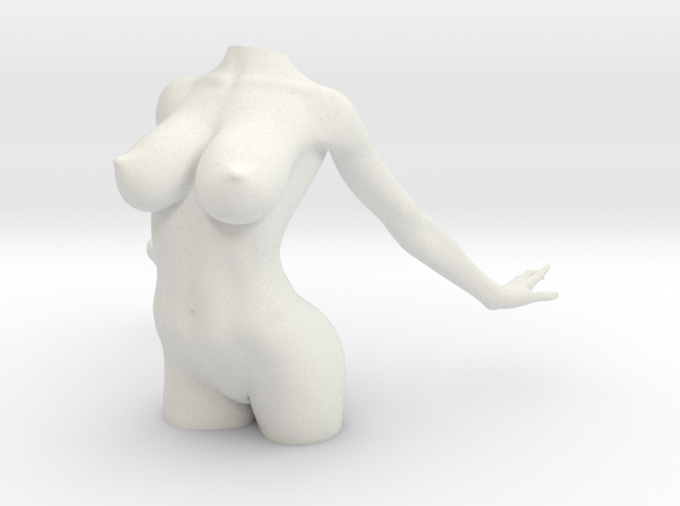 5CM Nude Girl Part 002 in White Natural Versatile Plastic