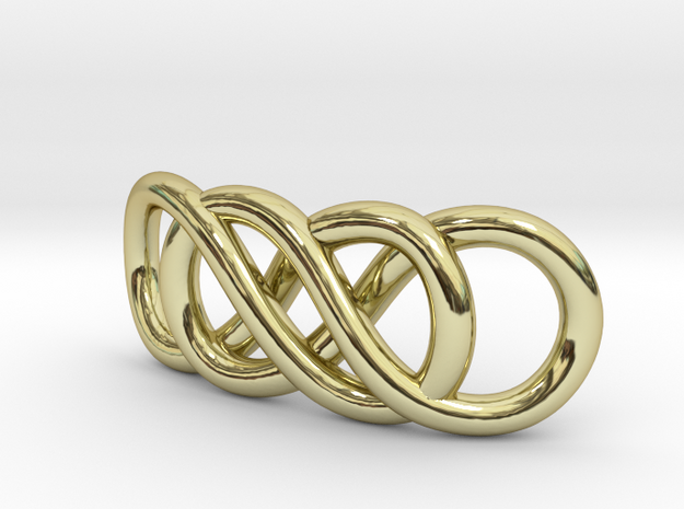 Double Infinity in 18k Gold