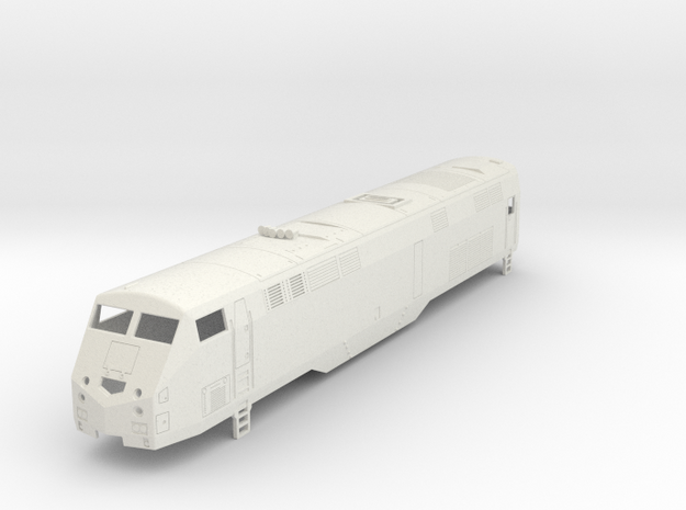 P32 AC-DM MetroNorth H0  in White Natural Versatile Plastic