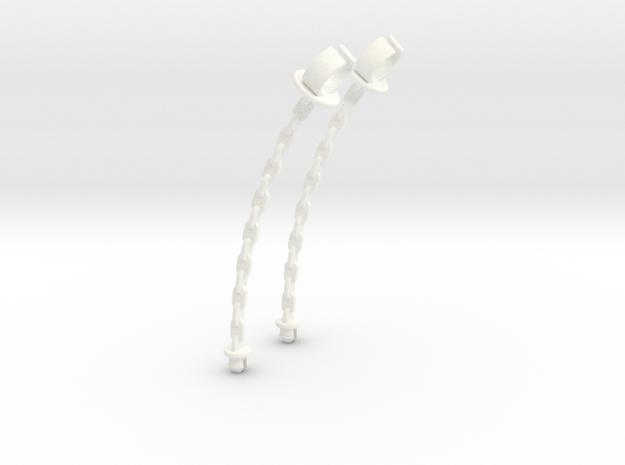 Snakemountainchain in White Processed Versatile Plastic