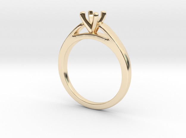 classic 4 prong in 14K Yellow Gold