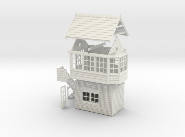 CL41 - Clifton Station Signal Box  in White Natural Versatile Plastic
