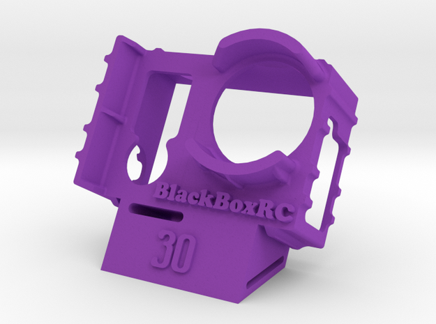 ExoPro GoPro 3 & 4 WEDGE Case (30) in Purple Processed Versatile Plastic