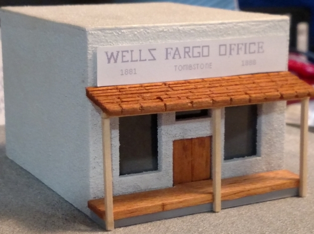 Wells Fargo No Roof, floor or posts in White Natural Versatile Plastic