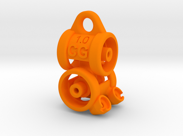 CG-cardan 1.0 in Orange Processed Versatile Plastic