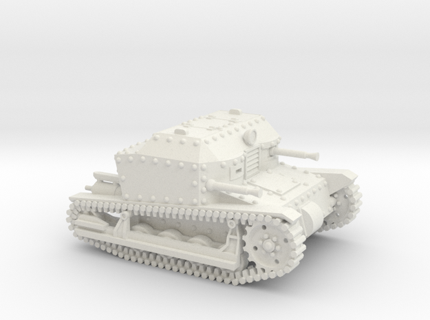 Tancik Vz33 Tankette in White Natural Versatile Plastic: 1:100