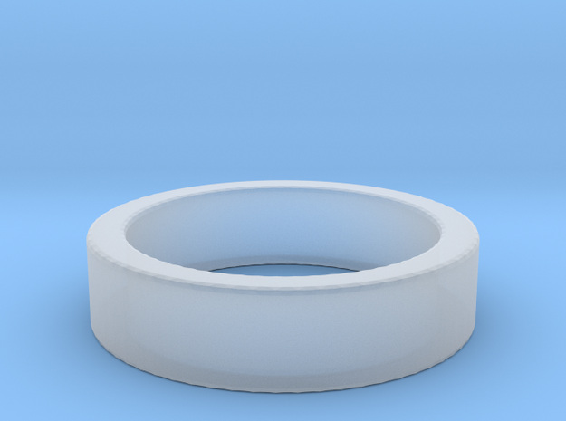 Basic Ring US6 in Smooth Fine Detail Plastic