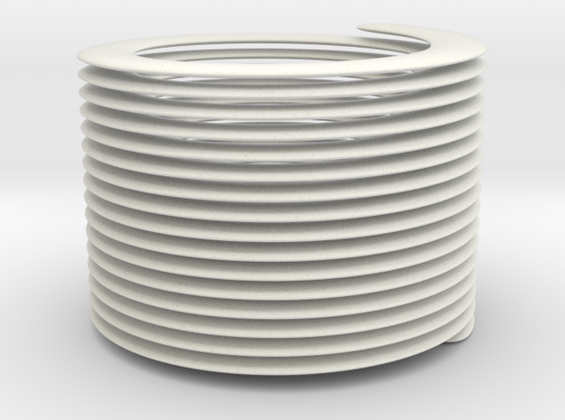 Slinky in White Natural Versatile Plastic