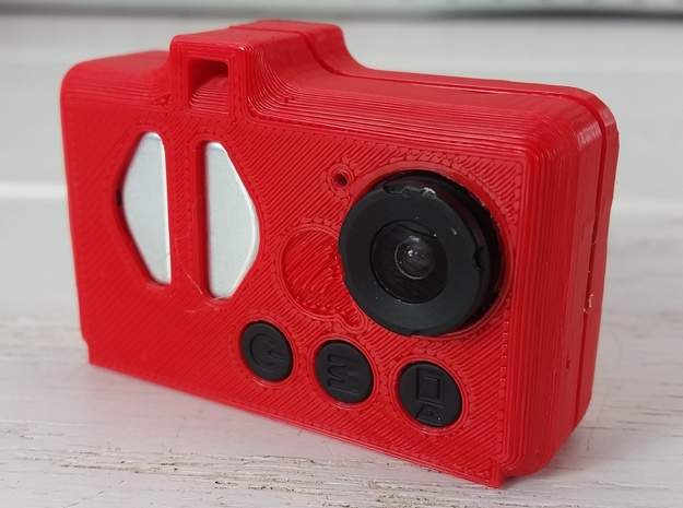 Mobius Camera - MoPro Mod in Red Processed Versatile Plastic