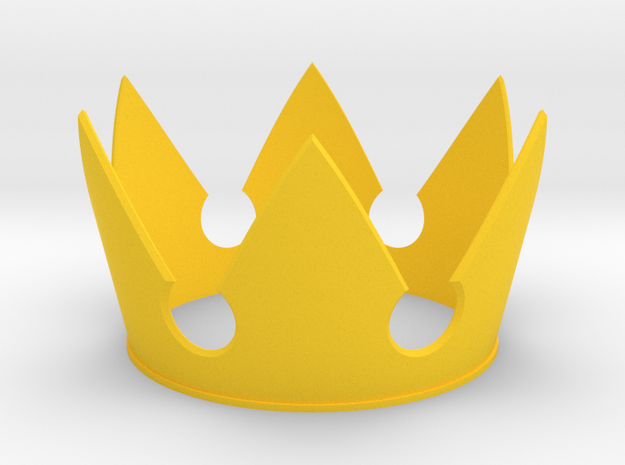 Kingdom Hearts inspired Sora's Crown Cosplay in Yellow Processed Versatile Plastic
