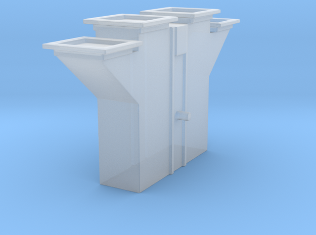 'N Scale' - Bucket Elevator-Boot 3x3mm in Tan Fine Detail Plastic