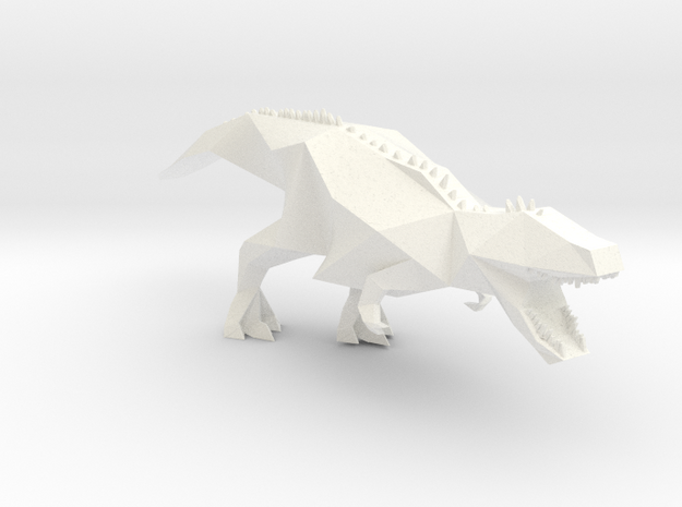Trex Dino in White Processed Versatile Plastic