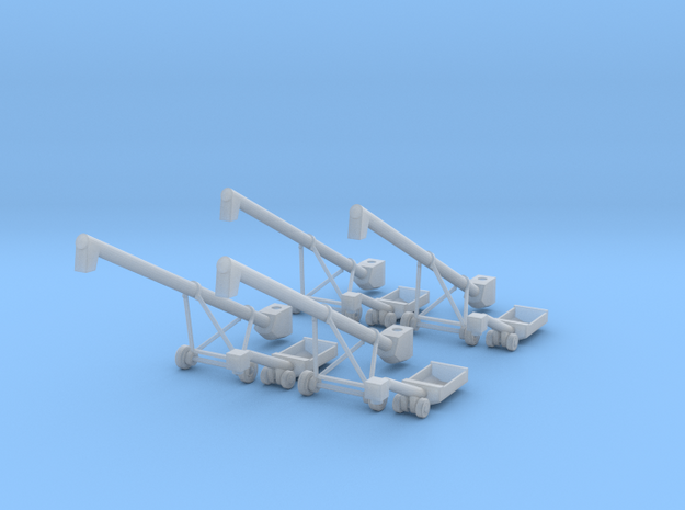 4 MK100x40 Truck Loader Augers N Scale in Smooth Fine Detail Plastic