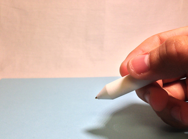 Base Pen in White Natural Versatile Plastic