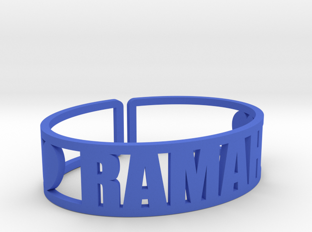 Ramah Cuff in Blue Processed Versatile Plastic