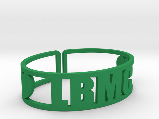 LBMC Cuff in Green Processed Versatile Plastic
