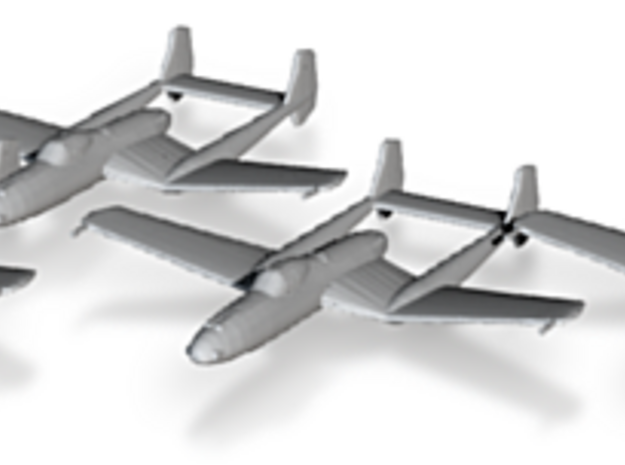 Vultee XP-54 'Swoose Goose' 1:200 x4 FUD in Tan Fine Detail Plastic