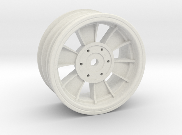 1.9" RC Wheel (+3mm offset) in White Natural Versatile Plastic
