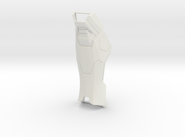 Calf Front With Support in White Natural Versatile Plastic