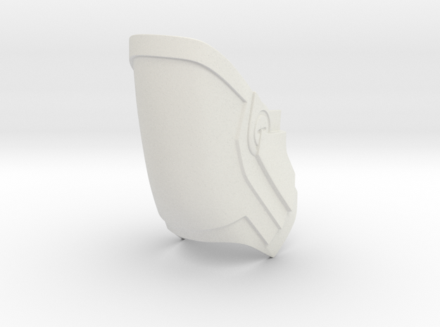 Knee Gaurd Inner in White Natural Versatile Plastic