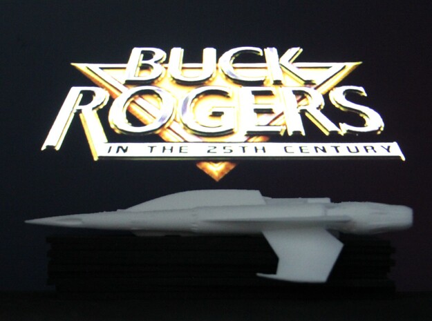 Quad Fighter (Buck Rogers), 1/72 in White Natural Versatile Plastic