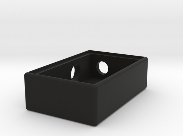 Base de la BOX ONE face arrière fixe in Black Natural Versatile Plastic