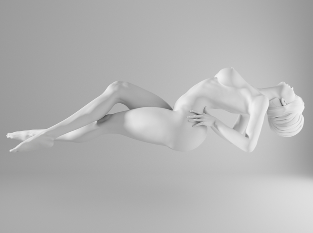 1/10 Sexy Girl Sitting 009 in White Natural Versatile Plastic