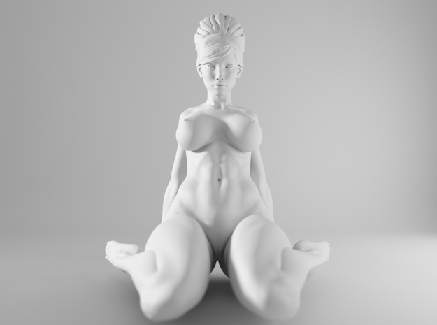 1/10 Sexy Girl Sitting 006 in White Natural Versatile Plastic