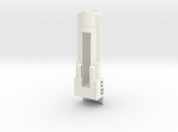 PRR H8/9/10 S Scale Basic, Empty Smokebox in White Processed Versatile Plastic